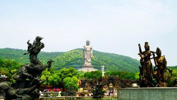 【景点必游 销量to】无锡灵山大+太湖游船一日游(无锡成团)