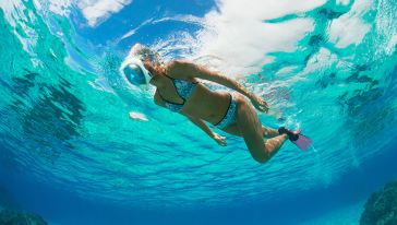 【玩水必备】迪卡侬浮潜全干式(水下呼吸管)潜水面罩出租线路推荐【携程玩乐】