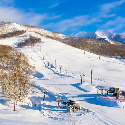 日本北海道+羊蹄山+洞爷湖+新雪谷村滑雪胜地一日游