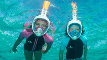 【玩水必备】迪卡侬浮潜全干式(水下呼吸管)潜水面罩出租线路推荐【携程玩乐】