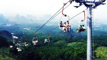 桂林尧山+大圩古镇+古东瀑布精华一日游【赠