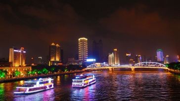 【夜游推荐】广州珠江夜游(广州塔码头)--白鸥