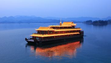 千岛湖夜游船票【千旅之星 仿古画舫】,浙江 ·