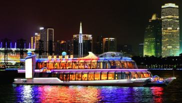 【夜游推荐】广州珠江夜游(天字码头)--广州之