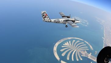 【扑面而来的棕榈岛美景】迪拜朱美拉棕榈岛高