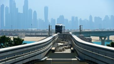 迪拜棕榈岛+阿布扎比一日游【单轨列车+自助