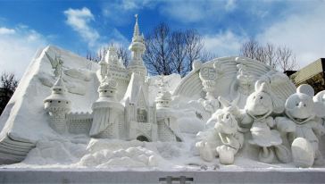 【北海道观雪3日深度游】札幌雪节看冰雕+旭山动物园精彩秀+层云峡图片