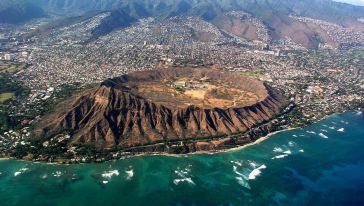 【自然之旅】夏威夷钻石头火山徒步半日游线路