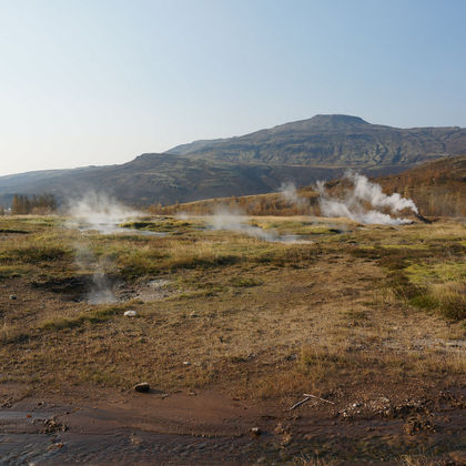 冰岛丝浮拉大裂缝+盖锡尔与斯特罗柯间歇泉+黄金瀑布一日游