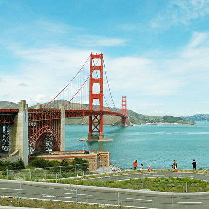 美国旧金山金门大桥+金门公园+金银岛+旧金山植物园一日游