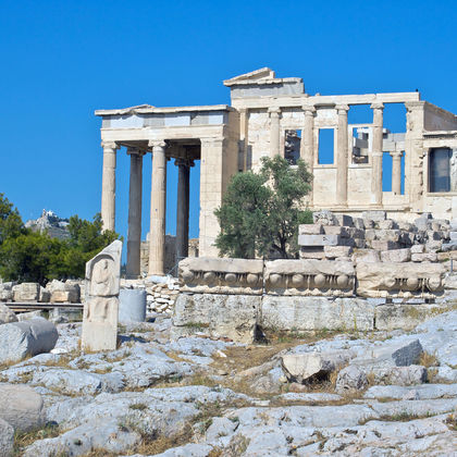 希腊雅典胜利女神神庙+伊瑞克提翁神庙+狄俄倪索斯剧场+雅典罗马市集一日游