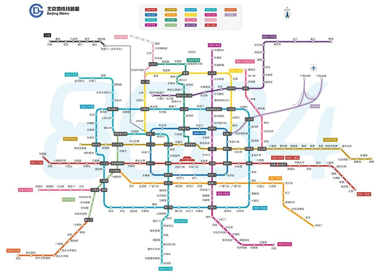 北京地铁_北京地铁线路图最新