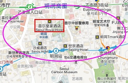 首尔旅游景点地图