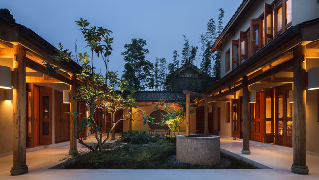 青城山下奢华六善品牌酒店套餐!入住青城山六