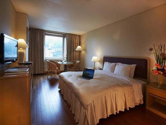 首尔市厅\/明洞地区豪华5钻华人礼遇酒店1晚+韩