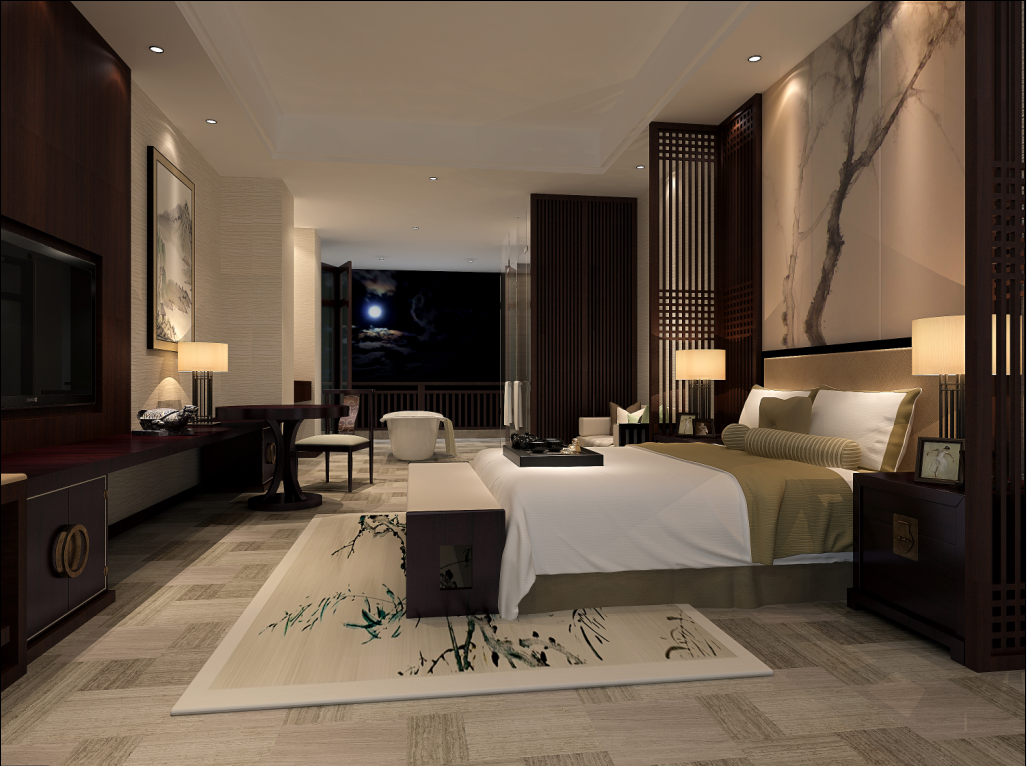 清远英德宝晶宫天鹅湖度假酒店1晚,背山面湖,