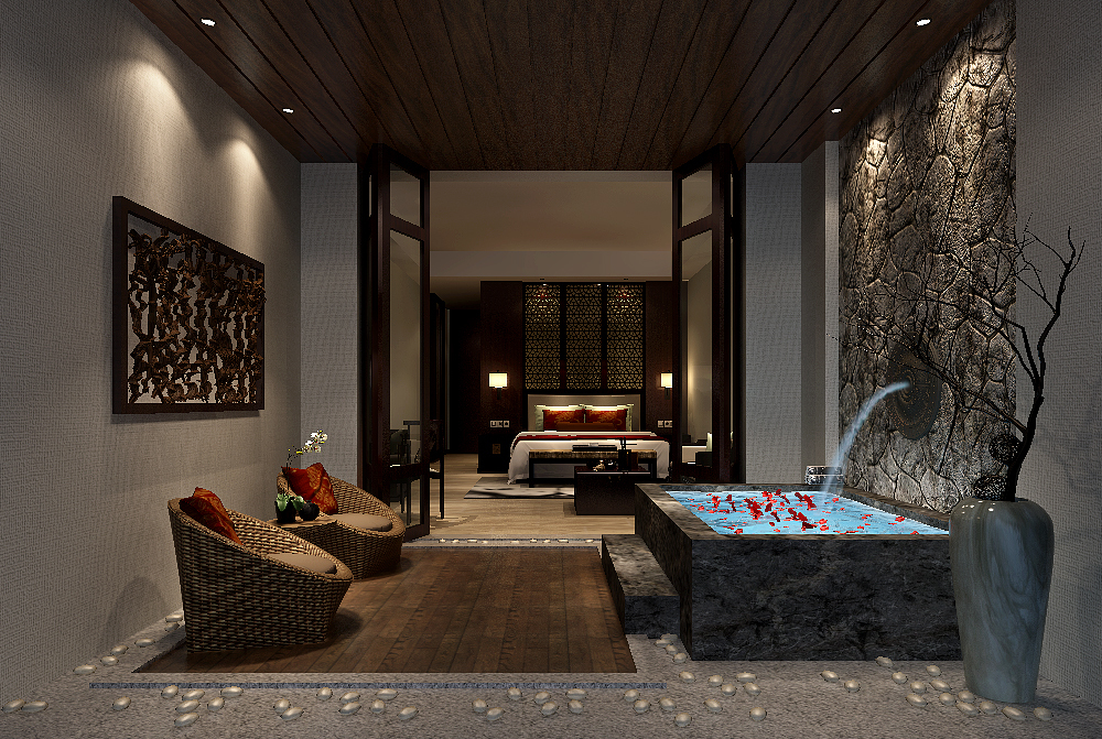 清远英德宝晶宫天鹅湖度假酒店1晚,背山面湖,