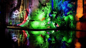 广东英德宝晶宫飘雪溶洞+浈阳峡小镇一日游(广