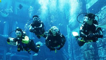 迪拜亚特兰蒂斯水上冒险乐园Aquaventure+失落的空间水族馆Lost Chambers套票,阿联酋 · 迪拜游玩【携程玩乐】