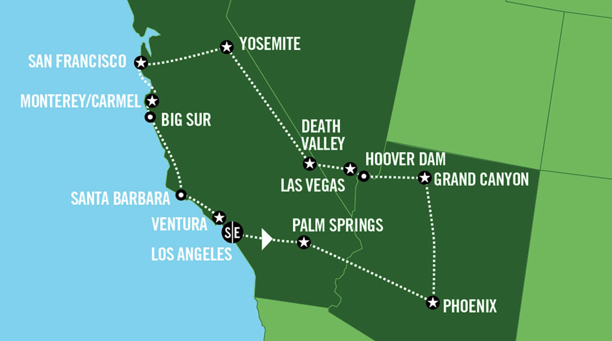 规划得非常合理的自驾,洛杉矶旅游