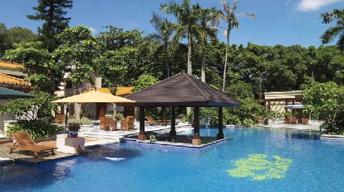 中山利和希尔顿酒店或喜来登酒店等5家酒店任选1晚+双人豪华自助晚餐 · 【五星自助晚餐大赏】【广发日专享】-【携程自由行景酒套餐】