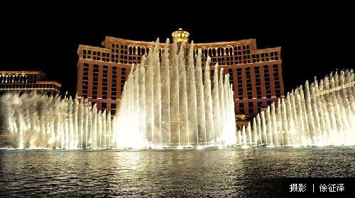 拉斯维加斯--百乐宫音乐喷泉