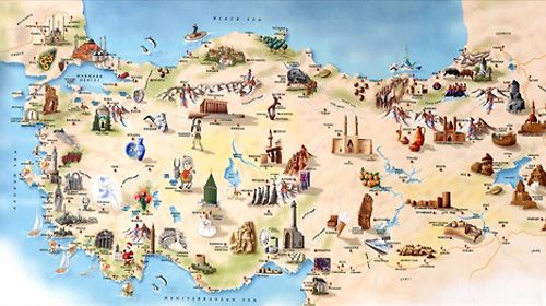 雅典+爱琴海+米克诺斯镇+圣托里尼+土耳其伊