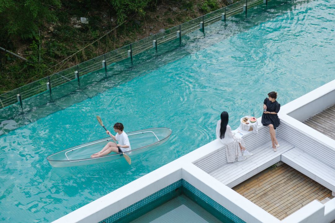 Xiyao in Qingshan · Yeshe Riverside Starry Sky Swimming Pool Parent-child Holiday Villa