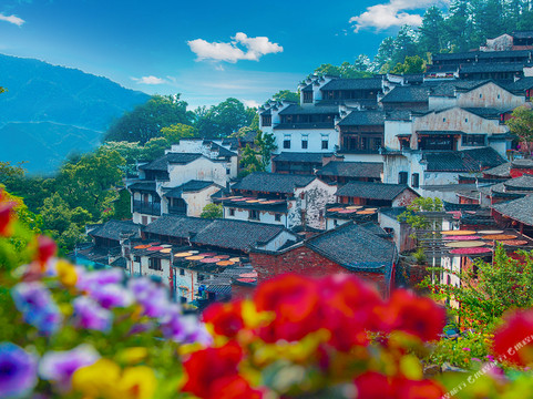 婺源县酒店住宿-篁岭古村精品酒店