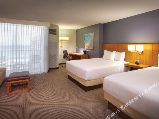 Hyatt Place Waikiki Beach Room Type - Specialty Queen Room with Two Queen Beds with Sofa Bed and Ocean View Hyatt Place Waikiki Beach Room Type - Specialty Queen Room with Two Queen Beds with Sofa Bed and Ocean View