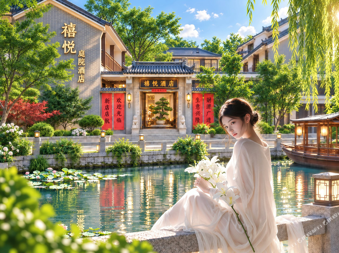 禧悦庭院酒店(禹州市政府胖东来店)