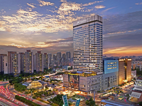 韩国酒店住宿-首尔万豪酒店