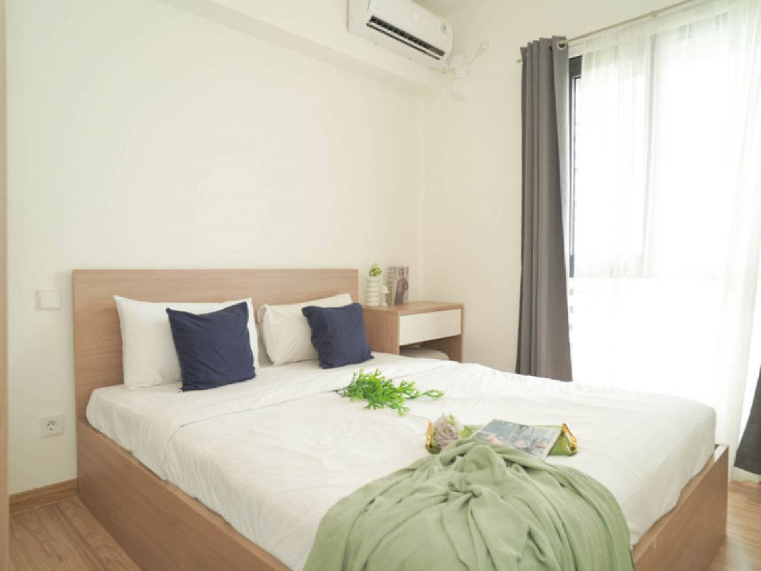 Tranquil 2BR for 3 Pax at Sky House Alam Sutera Apartment By Travelio