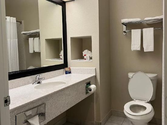 Baymont by Wyndham Houston Brookhollow Room Type - 1 King Bed, Mobility Accessible Room, Bathtub w/ Grab Bars, Non-Smoking Baymont by Wyndham Houston Brookhollow Room Type - 1 King Bed, Mobility Accessible Room, Bathtub w/ Grab Bars, Non-Smoking