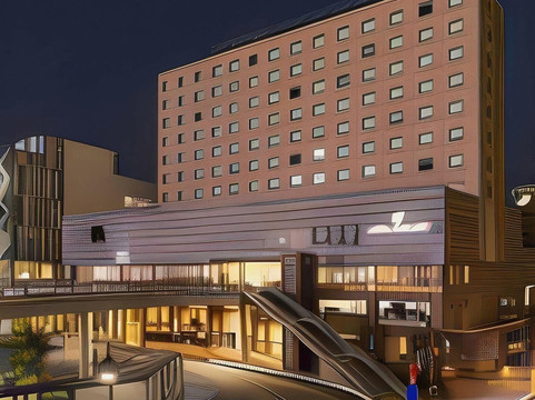 水户市酒店住宿-露台花园米奥酒店