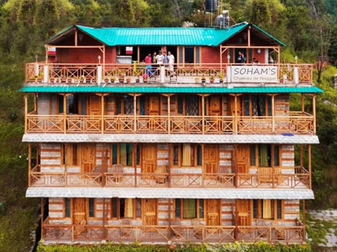 Naggar酒店住宿-Soham's Chateau De Naggar
