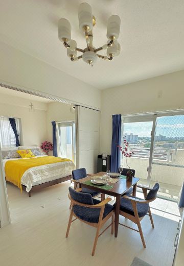 SunSea Okinawa Stunning Ocean View 2Br Sleeps 6 20 Min from Airport 3 Min to Shopping Mall