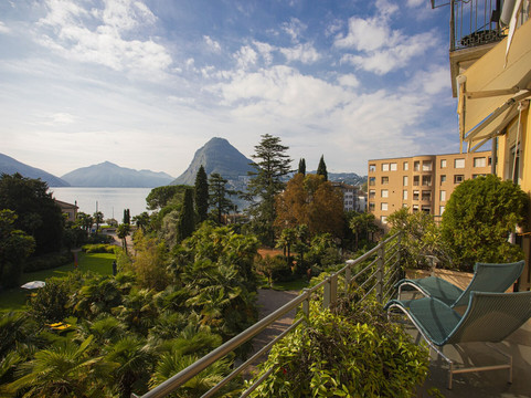 卢加诺酒店住宿-Grand Hotel Villa Castagnola