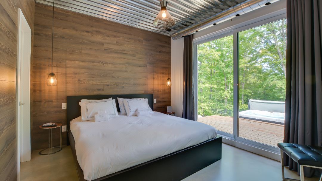 Bel Air Tremblant ANDORRA FAMILLE: 1 KING, 2 LITS SUPERPOSÉS, JACUZZI