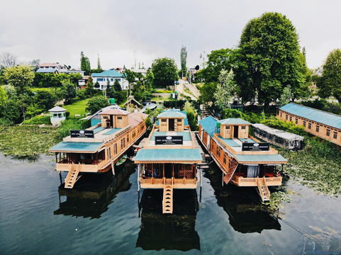 斯利那加酒店住宿-New Jacquline Heritage Houseboats