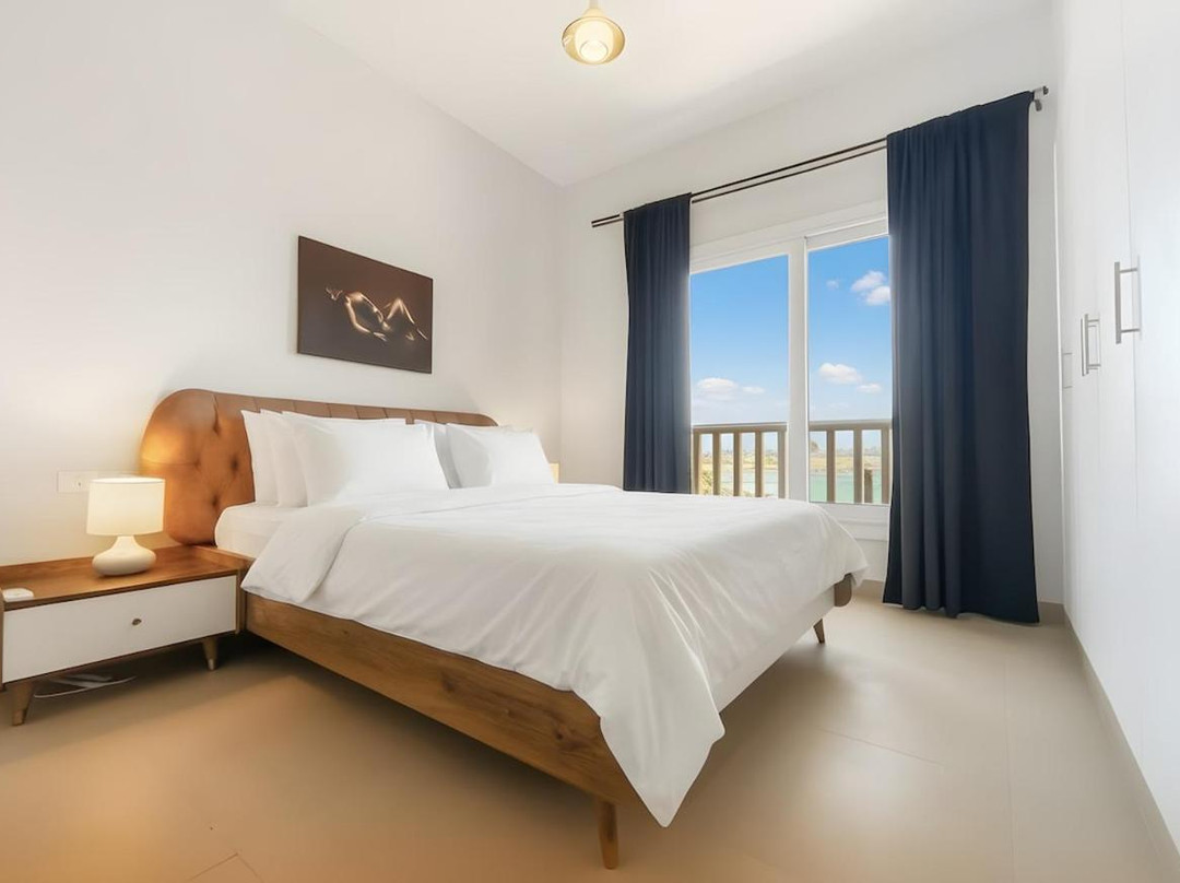 El Gouna luxury apartment lagoon and pool view