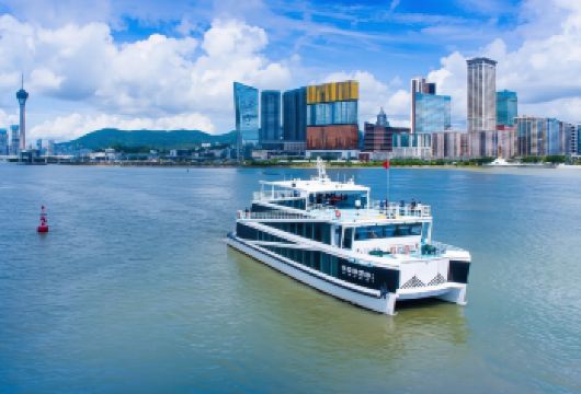 珠海市区+海湾游船+澳门外景纯玩一日丨含中式围餐丨无需通行证【珠海市区指定区域上门接送，安心出游，贴心服务！】