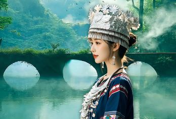 贵州荔波小七孔景区一日游【暖冬礼遇|免门票选优待人群|纯玩】【[缤纷景点]经典必选，打卡地球绿宝石；在浩瀚苍茫的喀斯特峰林中，漳江蜿蜒穿过，两岸风光无限。】