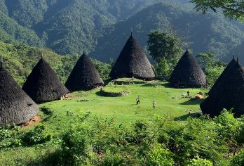 Wae Rebo 传统村落文化之旅 2 天 1 夜【游客可以了解并直接参与瓦埃雷博 (Wae Rebo) 部落的日常生活。徒步前往村庄也是一次充满挑战的探险体验，令人兴奋且难忘。您可以入住瓦埃雷博 (Wae Rebo) 的传统民居——姆巴鲁尼昂 (Mbaru Niang)，体验当地生活。姆巴鲁尼昂是一座传统的锥形房屋，已被联合国教科文组织列为世界遗产。】