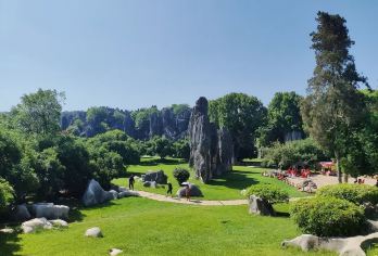 昆明石林风景区+抚仙湖一日游【臻享私家团◉三环内接送】【[玩乐大师]出发游玩时间自由、自由畅享、一天玩转两大景点，AAAAA级景区地上看石林+澄澈抚仙湖！】