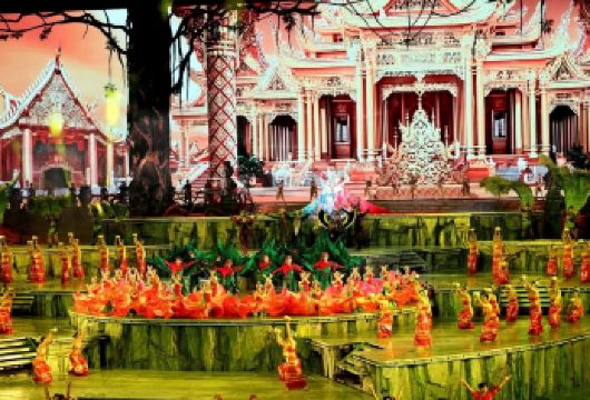 【晚会票代订】夜版纳之傣魅-银湖剧场表演(勐泐大佛寺）演出票【充满科技和艺术感的大型傣族故事秀】