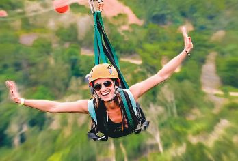 清迈飞凰冒险公园半日游 凤凰丛林飞跃 亲子乐园 特色小火车【下单请告知客服体验场次，陪同套餐不可单订哦，需要同行伙伴有购买飞跃体验套餐！】