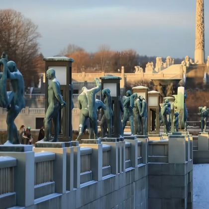 包车10小时：蒂里湖+阿克尔码头+奥斯陆峡湾+维格兰雕塑公园