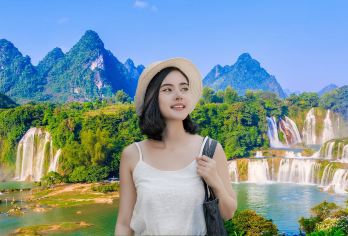 先游明仕后德天：南宁+明仕田园+德天跨国瀑布一日游【走进边境山水画廊，体验中越民族风情，领略跨国瀑布壮美；】