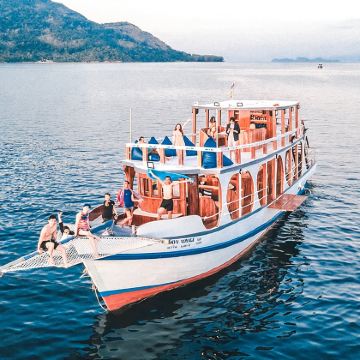 泰国丽贝岛一日游 小众跳岛浮潜游 长尾船/复古大船可包船